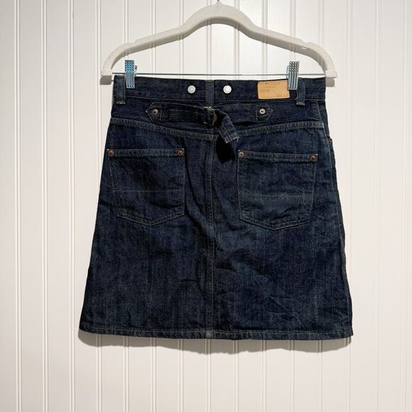 Margaret Howell Edwin Denim Pencil Skirt Dark Wash Size 27 - Picture 3 of 6